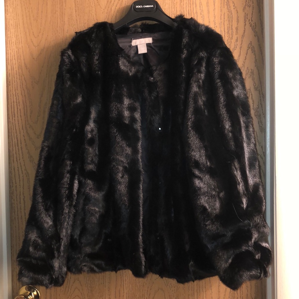 H&M Faux Fur Coat